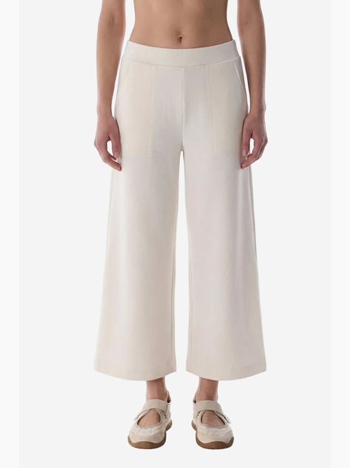 Crop broek van modal met hoge taille penti - Kiabi Crop broek van modal met hoge taille penti - Kiabi