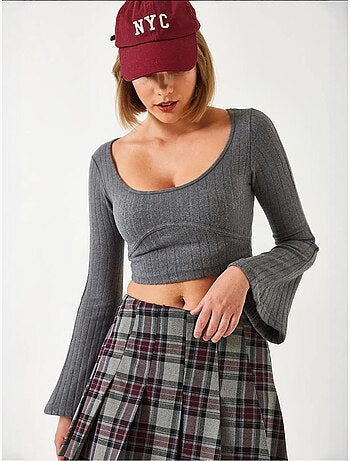 Crop top met stikseldetails lucci