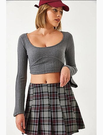 Crop top met stikseldetails lucci