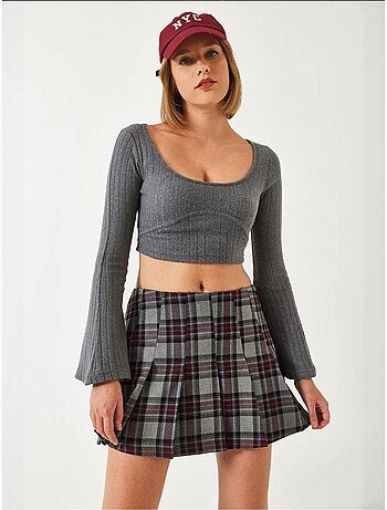 Crop top met stikseldetails lucci