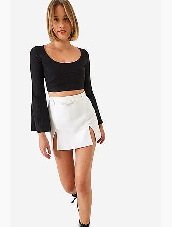 Crop top met stikseldetails lucci