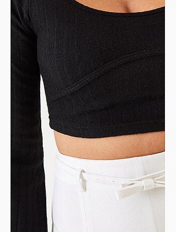 Crop top met stikseldetails lucci