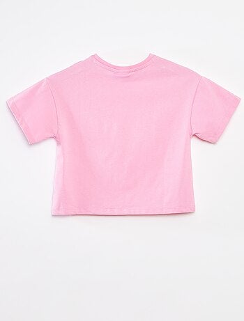 Crop top T-shirt 'Stitch'
