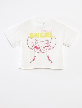 Crop top T-shirt 'Stitch'