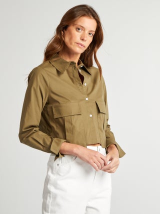 Cropped blouse
