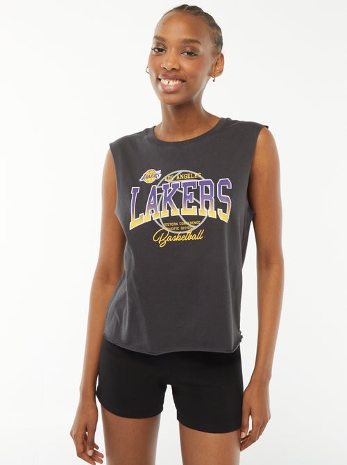 Cropped mouwloos T-shirt 'LA Lakers' 'NBA' - Kiabi