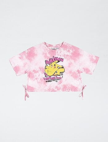 Cropped 'Pokémon'-print T-shirt