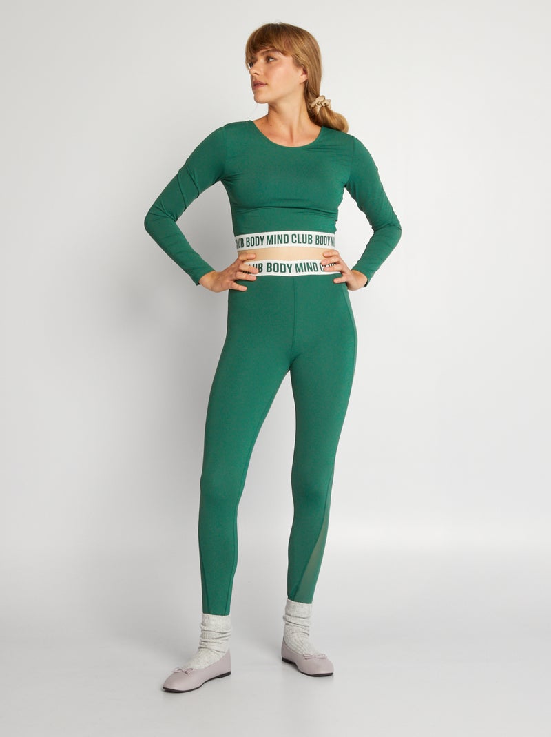 Cropped sportshirt Goente - Kiabi