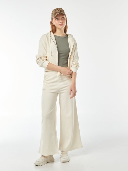 Cropped sweater met capuchon - Kiabi