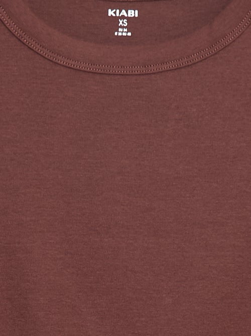 Cropped T-shirt met korte mouw - Kiabi