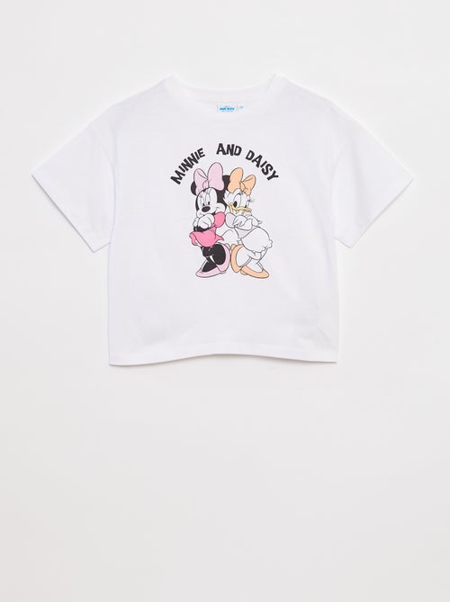 Cropped T-shirt met korte mouwen 'Minnie' 'Disney' - Kiabi