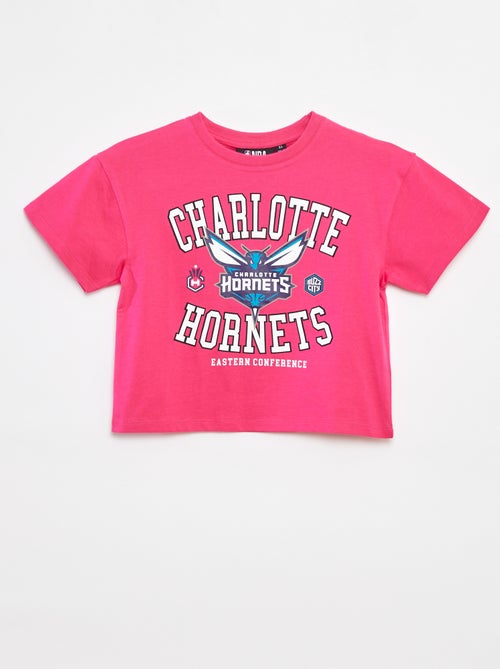 Cropped T-shirt met korte mouwen 'NBA' - Kiabi