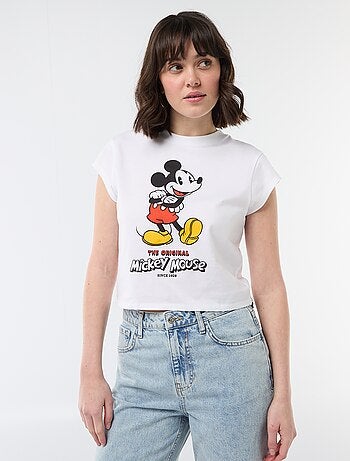 Cropped T-shirt 'Mickey' 'Disney'