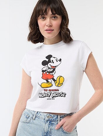 Cropped T-shirt 'Mickey' 'Disney'