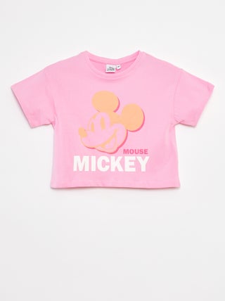 Cropped T-shirt 'Mickey'