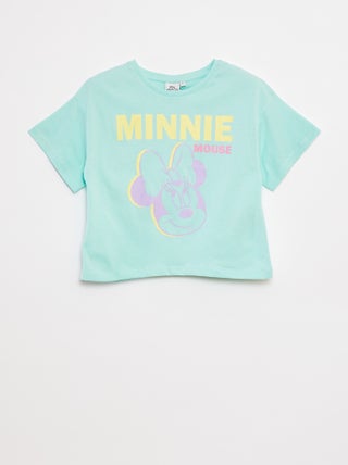 Cropped T-shirt 'Minnie'