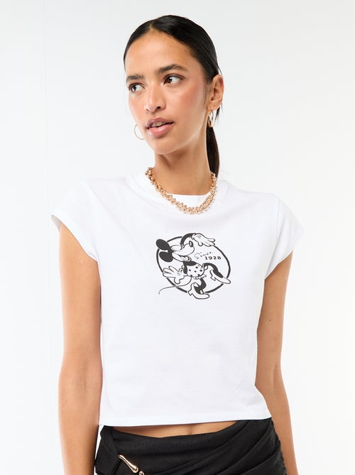 Cropped T-shirt 'Minnie' 'Disney' - Kiabi