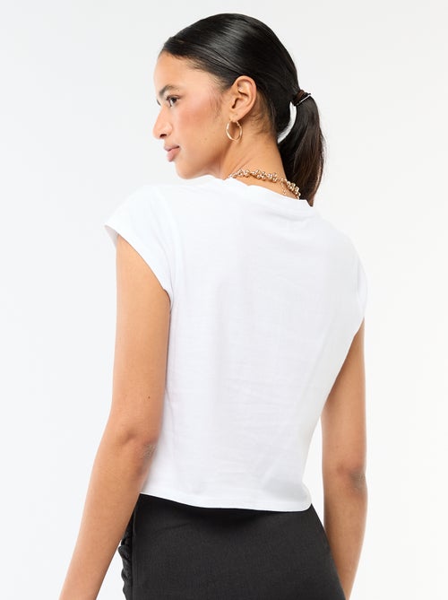 Cropped T-shirt 'Minnie' 'Disney' - Kiabi