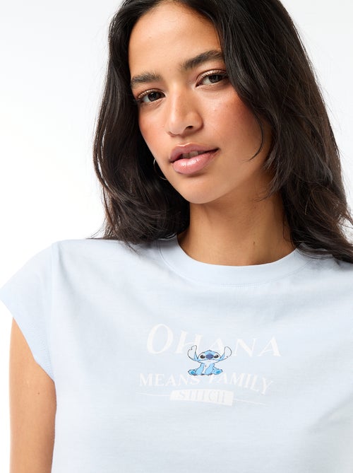 Cropped T-shirt 'Stitch' - Kiabi