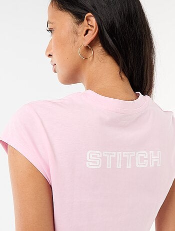 Cropped T-shirt 'Stitch' 'Disney'