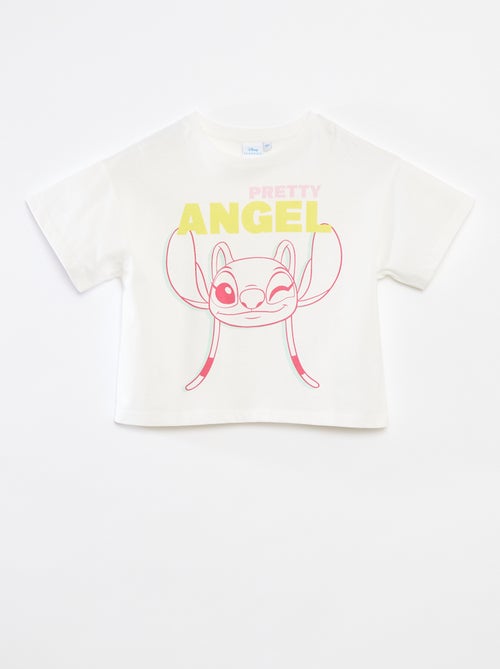 Cropped T-shirt 'Stitch' - Kiabi