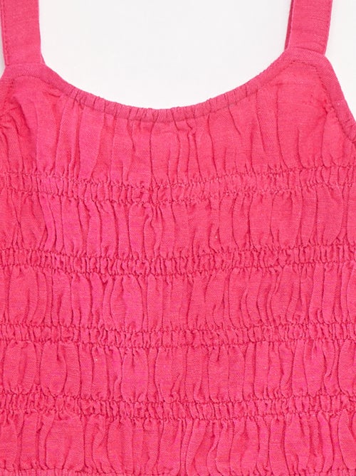 Cropped top met bandjes - Kiabi