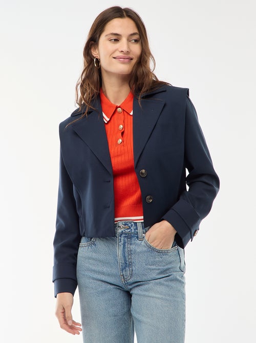 Cropped trenchcoat - Kiabi