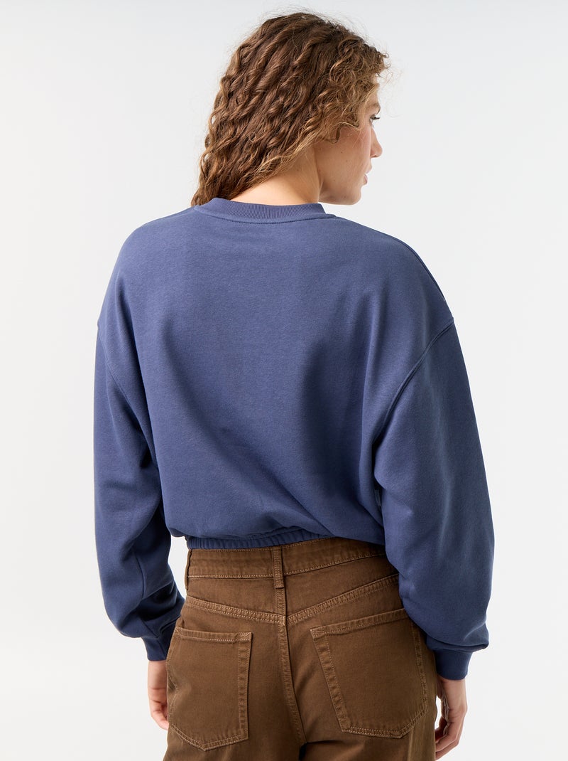 Cropped trui Blauw - Kiabi