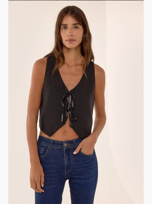 Cropped trui met knoopdetail hiccup - Kiabi Cropped trui met knoopdetail hiccup - Kiabi