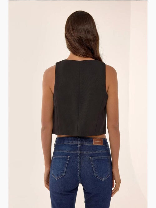 Cropped trui met knoopdetail hiccup - Kiabi Cropped trui met knoopdetail hiccup - Kiabi
