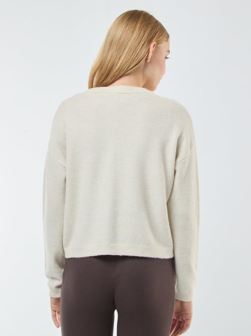 Cropped vest van tricot - Kiabi