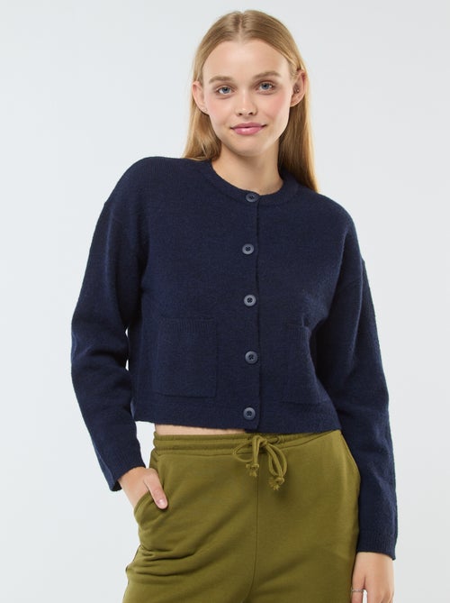 Cropped vest van tricot - Kiabi