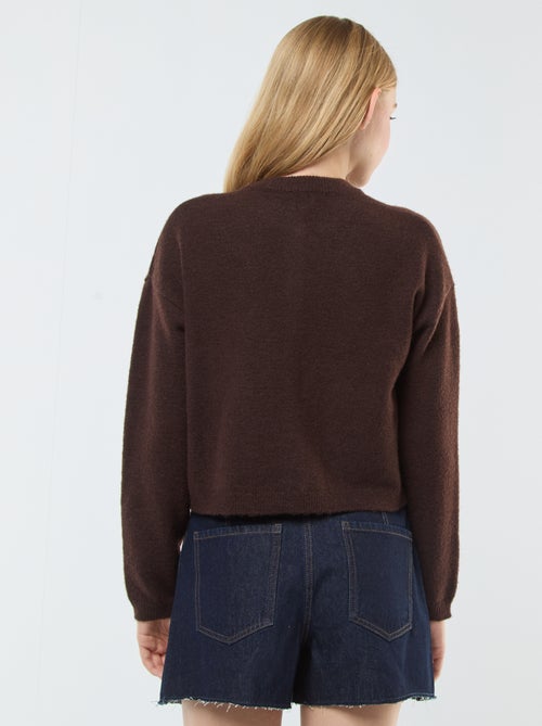 Cropped vest van tricot - Kiabi