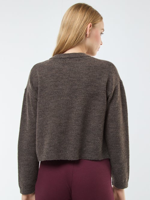 Cropped vest van tricot - Kiabi