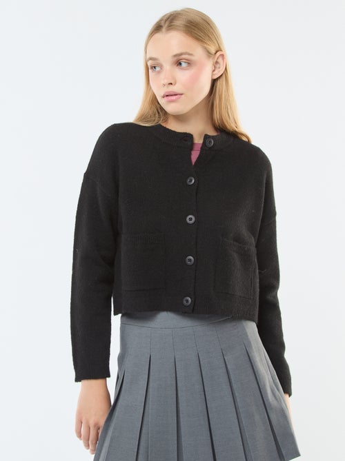 Cropped vest van tricot - Kiabi