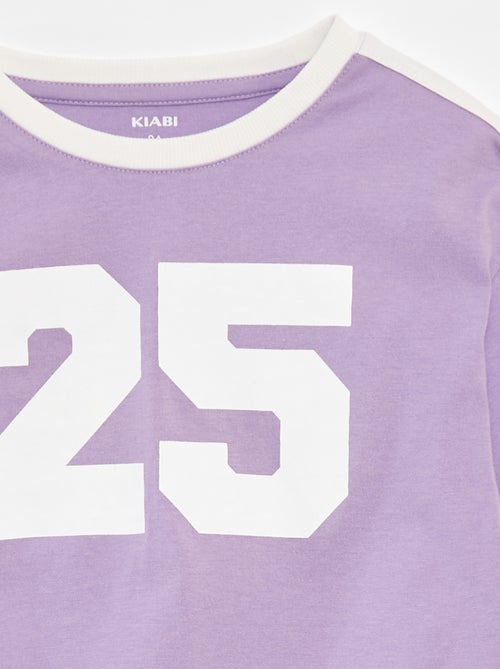 Croptop in campusstijl - Kiabi