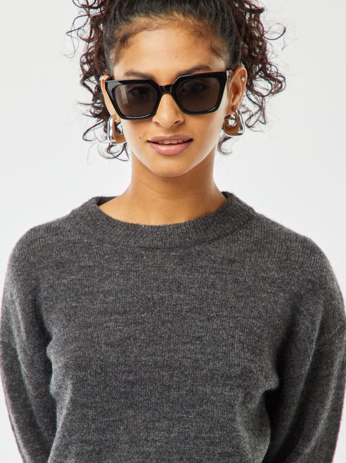 Croptrui van zacht tricot - Kiabi