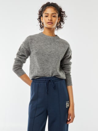 Croptrui van zacht tricot