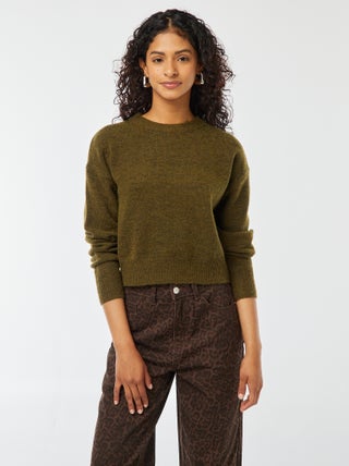Croptrui van zacht tricot
