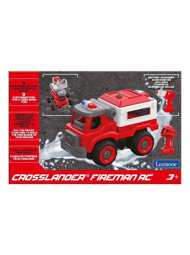 Crosslander fireman - camions de pompiers 3-en-1 Rouge - Kiabi