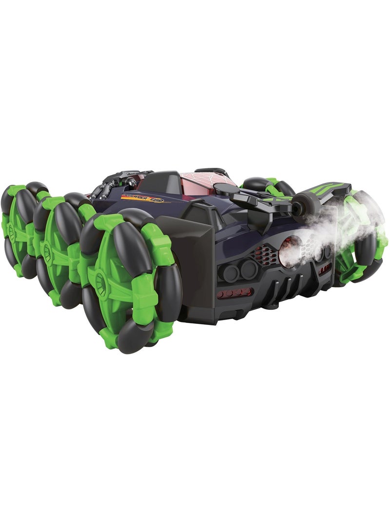 Crosslander ® flip 6 wheels, 360° stunts met licht- en geluidseffecten Groen - Kiabi