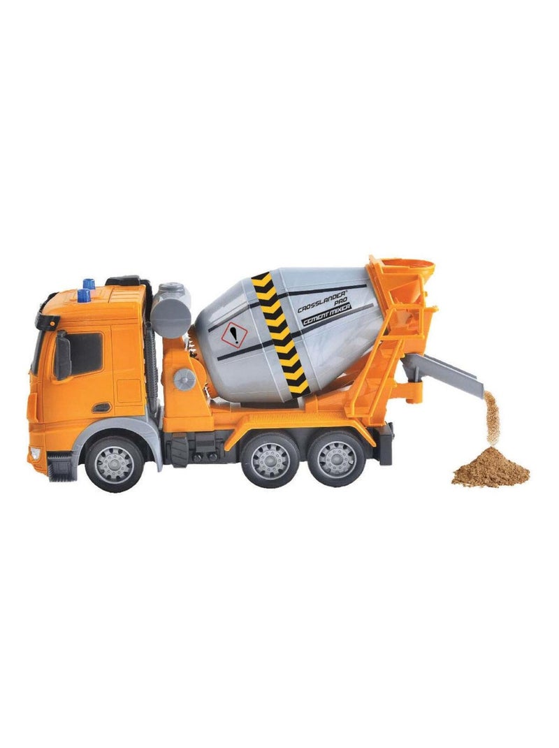 Crosslander pro malaxeur de chantier télécommandé Jaune - Kiabi