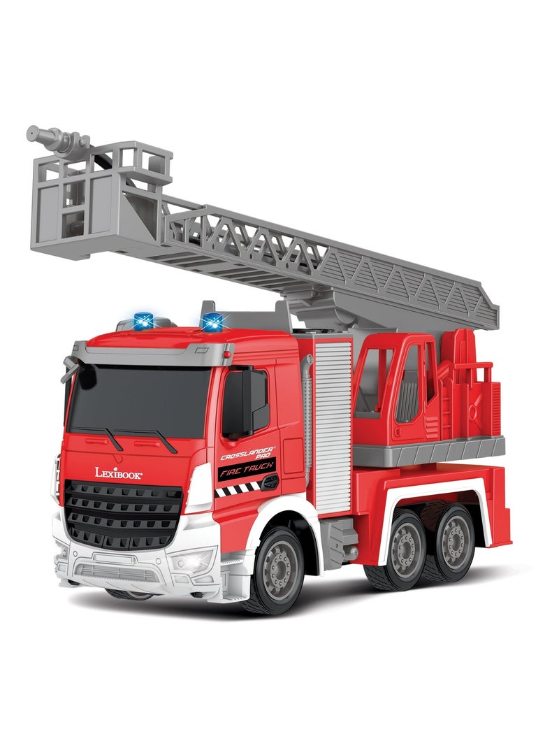 Crosslander pro ® radiogestuurde brandweerwagen met licht en sounds effecten. Rood - Kiabi