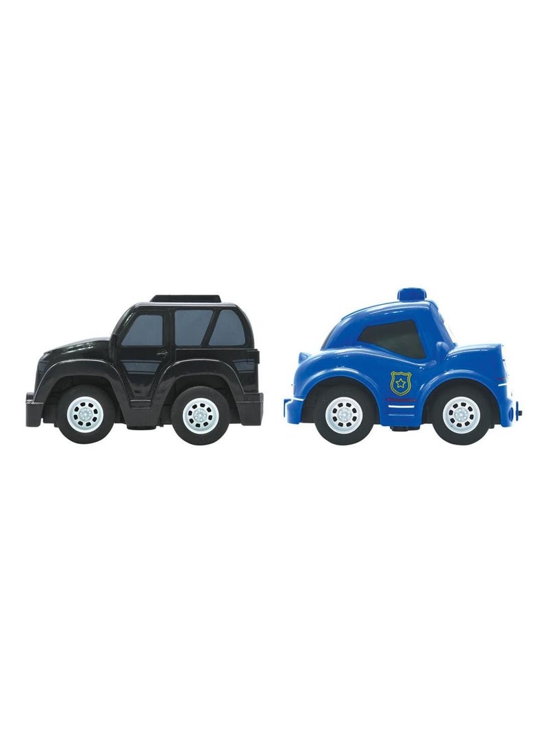 Crosslander twin – set de voiture télécommandée policier et voleur Multicolore - Kiabi