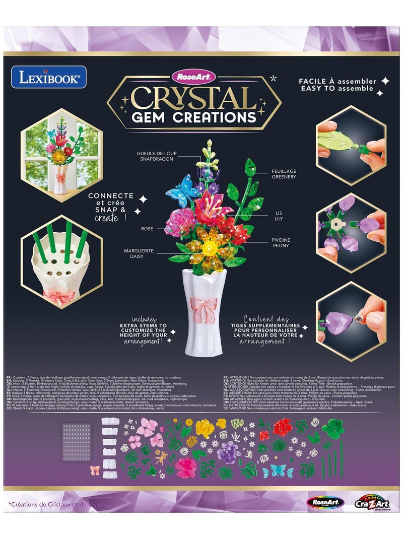 Crystal gem bouquet de fleurs Multicolore - Kiabi