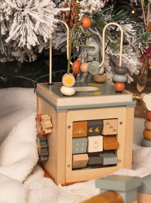 Cube d'activité en bois - Kiabi