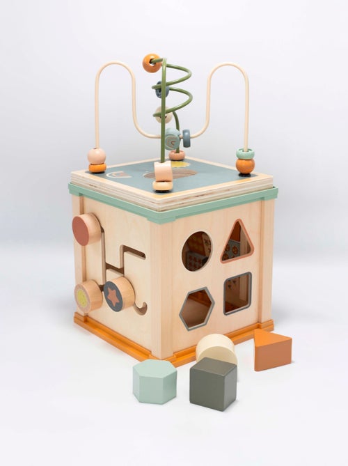 Cube d'activité en bois - Kiabi