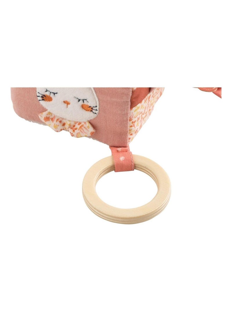 Cube d'activités en coton - sauthon Rose - Kiabi