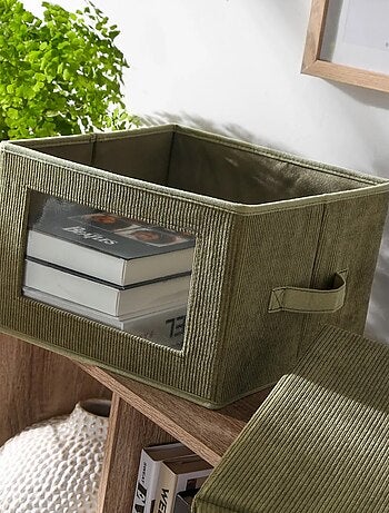 Cube de rangement avec fenêtre