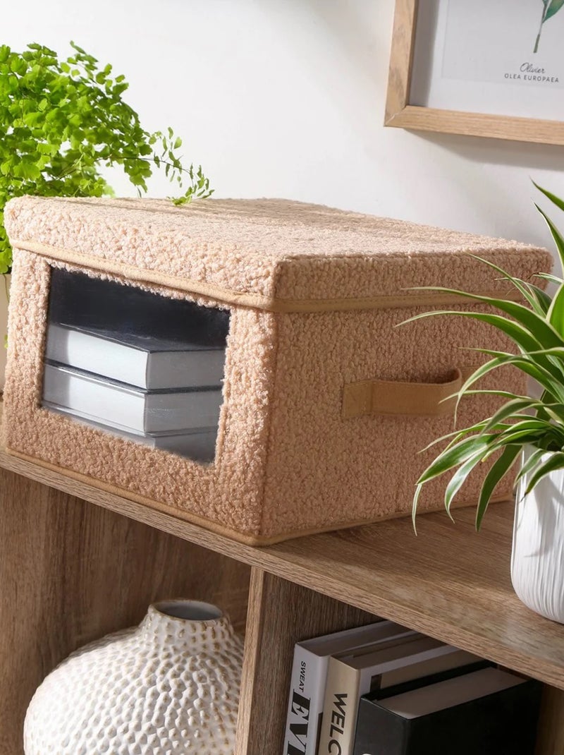 Cube de rangement avec fenêtre Rose - Kiabi